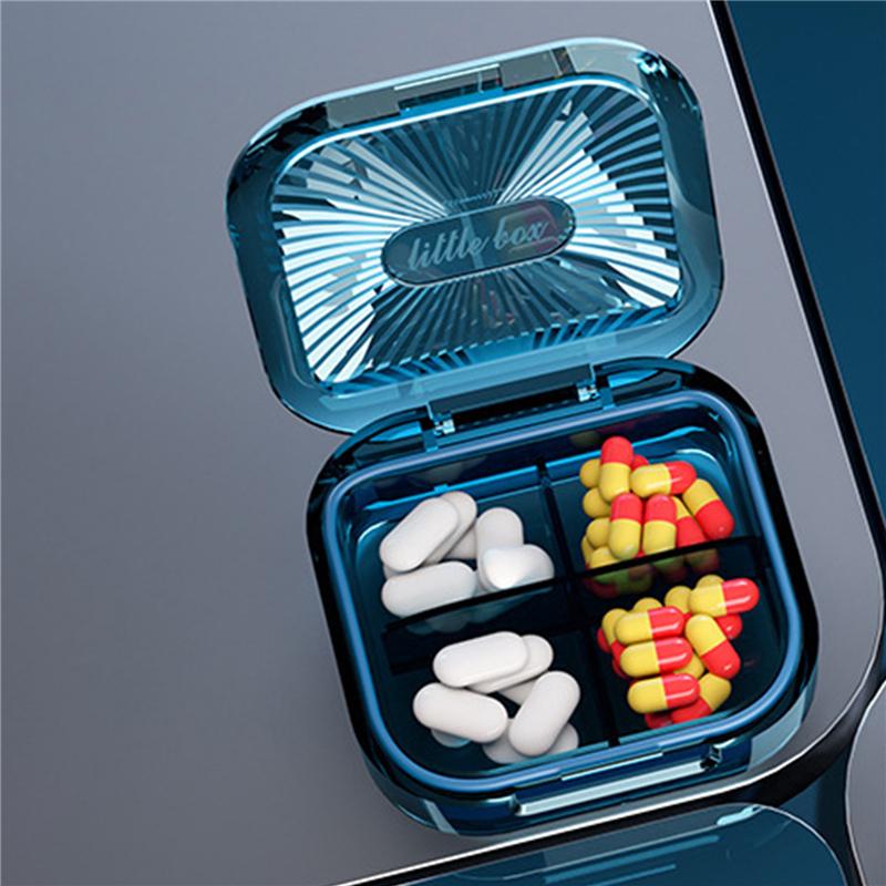 4/6 ячеек ящик для хранения таблеток дорожные коробки для хранения лекарств разделение лекарств мини портативный органайзер контейнер с уплотнительным кольцом