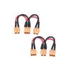 2x XT60 Parallel Cable Male To 2 Female and Female To 2 Male 14AWG – Adapters for RC Lipo Batteries – for Drones, Cars, Planes, RC Models