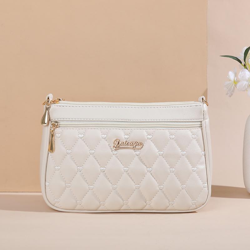 Pretty Embroidery Sling Bag Women Multiple Pockets and Large Capacity Shoulder Bag Fashion Women Bag