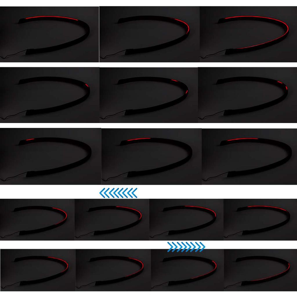 120 см светодиодный спойлер универсальный карбоновый спойлер для автомобиля, фонарь заднего хода, третий стоп-сигнал, стоп-сигналы 12 В