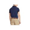 Polo Ralph Lauren Solid Color Single-Breasted Short Sleeve Shirt Men Shirts Navy-Blue MNPOWOV1N810174-B82