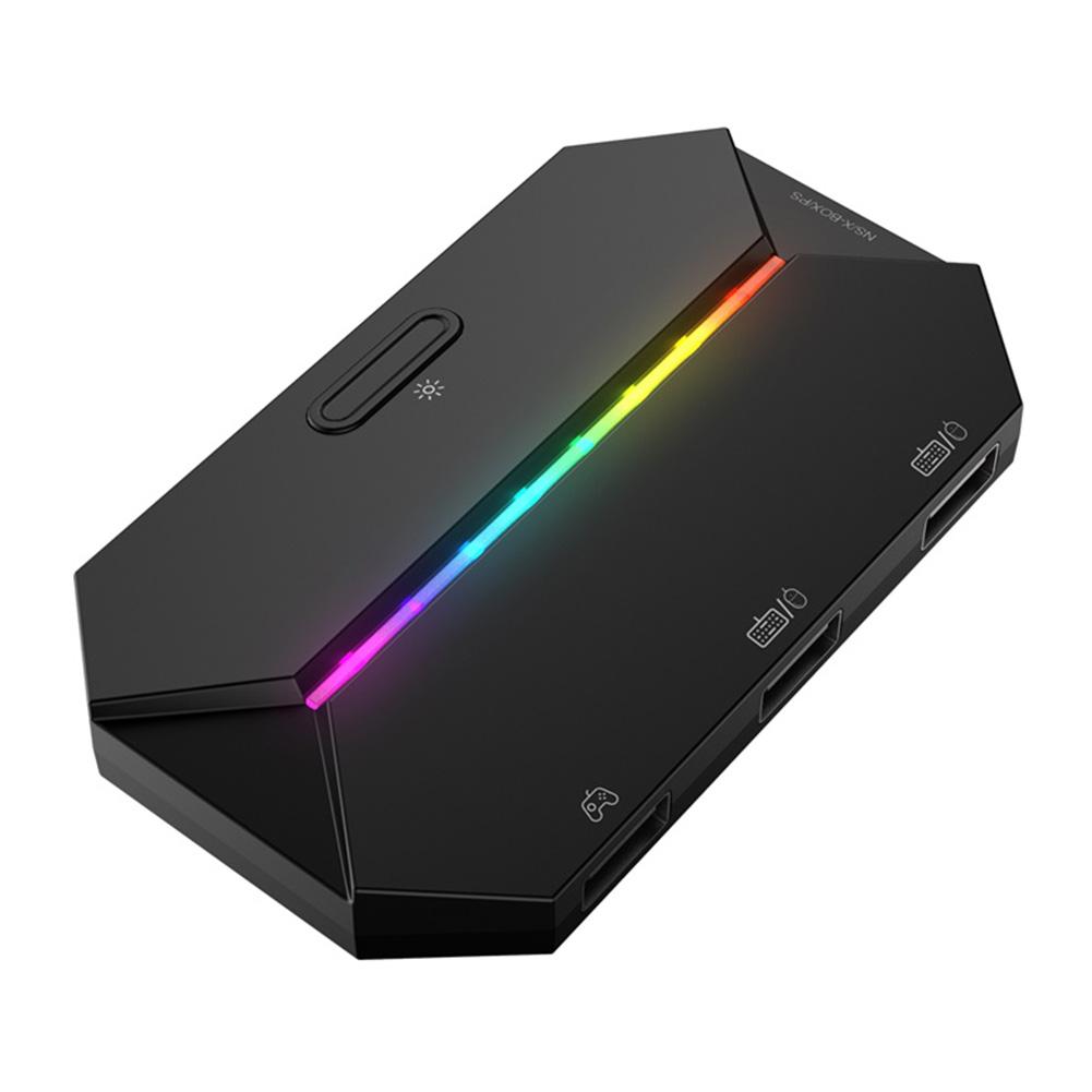 Игровая клавиатура G6L Конвертер мыши Портативный проводной мобильный контроллер Адаптер для Nintendo Switch для NS/NS OLED/Xbox One/PS4