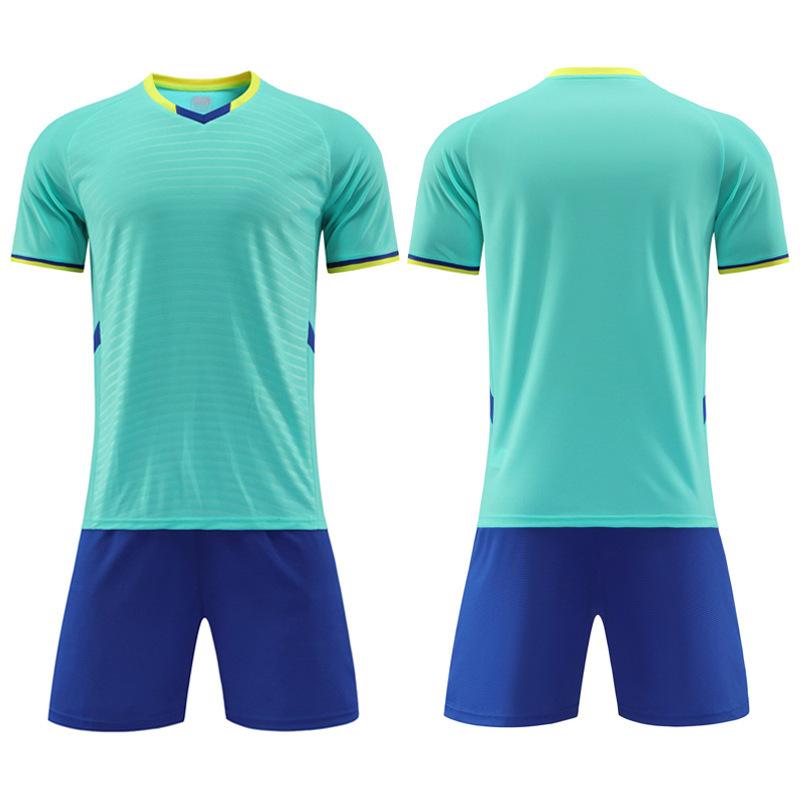 Футбольный костюм. Футбольная спортивная одежда для мужчин и учащихся начальной школы. Детская тренировочная одежда. Футбольный трикотаж с короткими рукавами. Униформа команды.