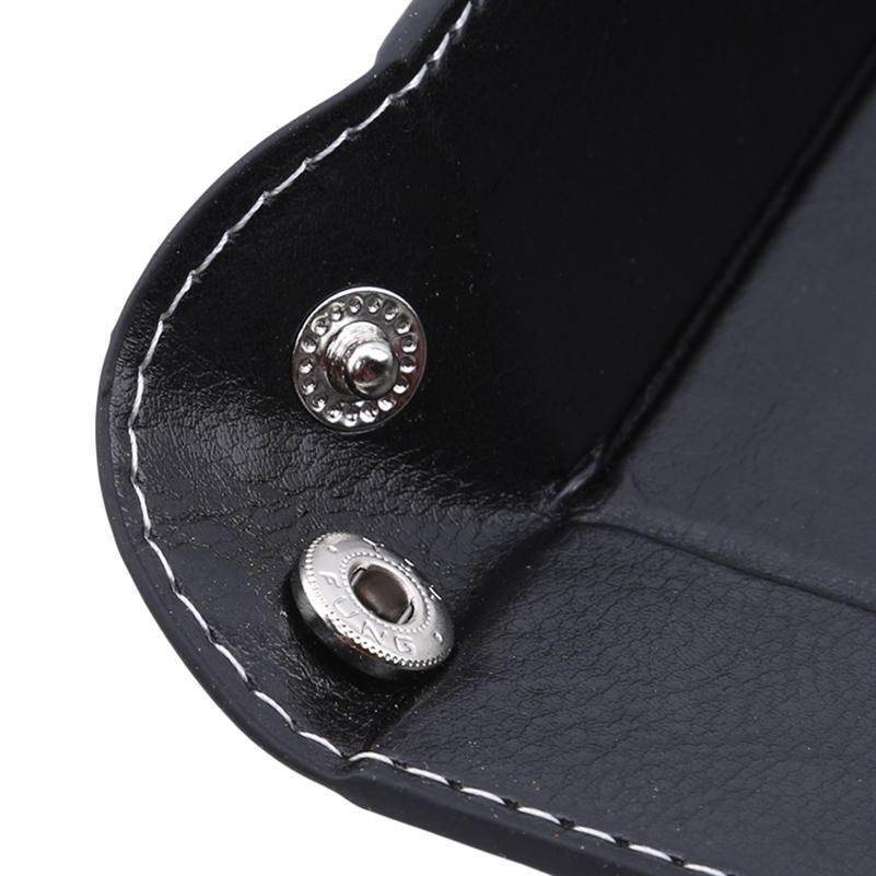 Подставка для хранения игральных костей с шестигранной головкой, держатель для коврика из искусственной кожи и бархата, двухсторонний, толстый, для хранения офисных принадлежностей, инструменты