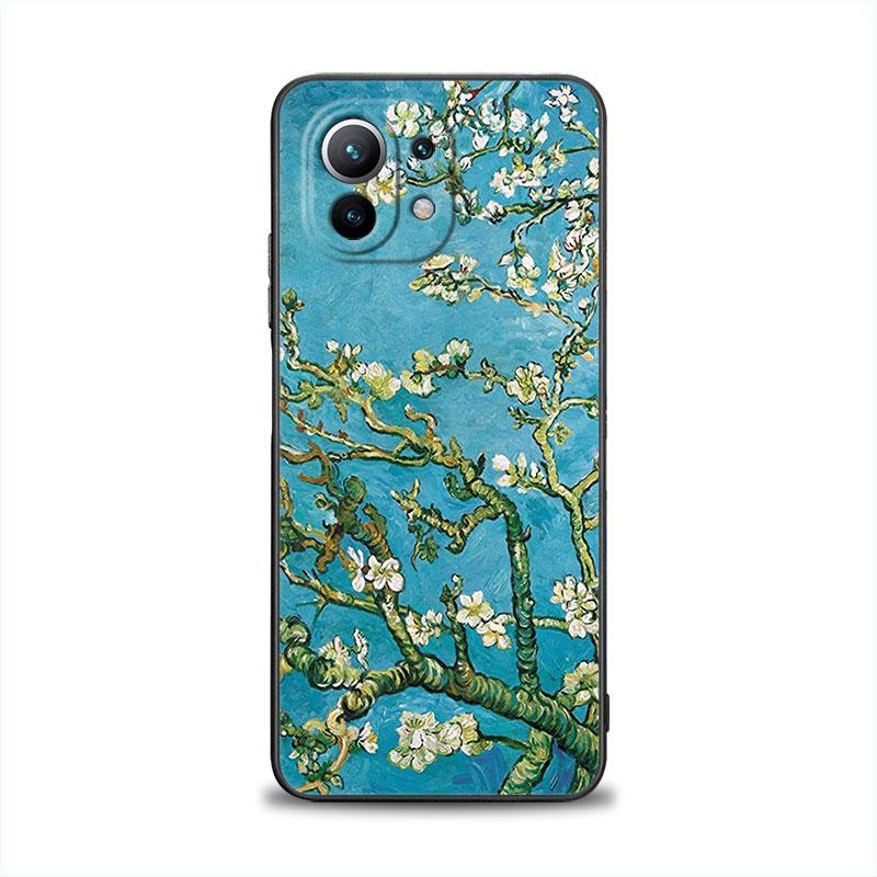 Чехол для телефона Van Gogh Миндальные цветы Звездная ночь Подсолнухи Для Xiaomi 14T 13T 12T 11T 14 Pro 12 Lite Poco X3 X5 X6 M5 F5 F6 Pro