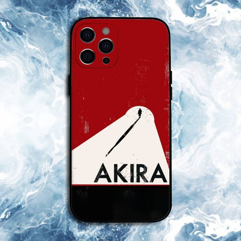 Akiras Classic Comic Movie Phone Case For iPhone17,16,15,14,13,12,11 Plus,Pro Max, Soft Silicone Black Cover