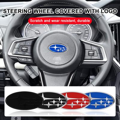 1 шт. Наклейка на руль автомобиля Эмблема Наклейка Значок Декоративные аксессуары Для Forester SG5 SH SJ Impreza XV Legacy Outback WRX STI GC8 Tribeca