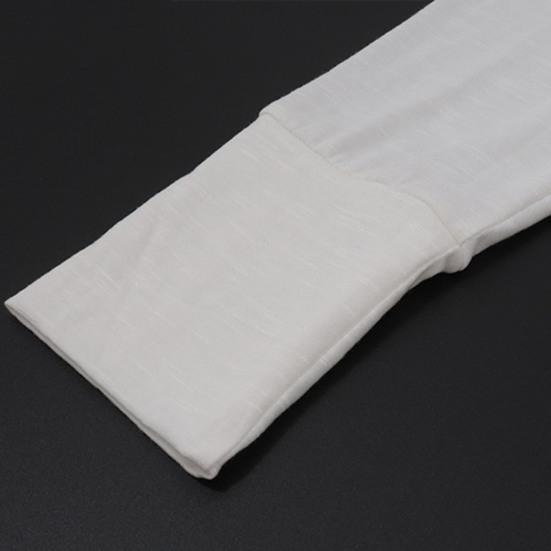 Женская рубашка Yousheng, белая, с длинным рукавом, с лацканами, с завязками на подоле, однотонная короткая повседневная одежда для офиса, отпуска, вечеринки, отдыха на открытом воздухе