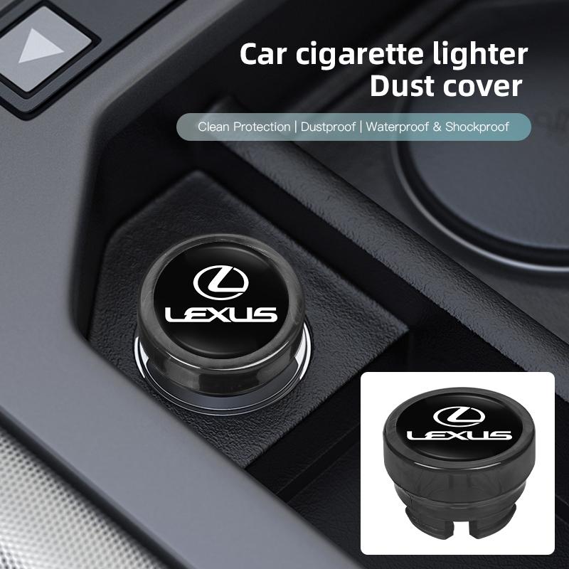 Car Cigarette Lighter Dust Proof Protect Cover Lighter Button For Lexus FSPORT LBX NX RX 350h 450h ES UX 300e GS GX IS LS LX CT