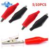 5/10PCS Metal Alligator Clip Insulation Crocodile Test Clips Big Size 35*45mm Red/Black Electric Testing Alligator Clips