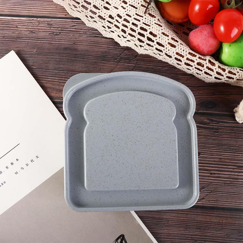 Good Sealing Daily Use Toast Box Bread Container Sandwich Storage Case Dessert Container