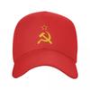 Русская Советская Флаг Бейсболка для Женщин Унисекс Дышащая CCCP СССР Серп и Молот Папина Кепка Перфорация Унисекс Snapback Летние Кепки