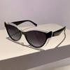 Non-polarized Cat Eye Sunglasses New In Hollowed Rim Gradient Women Shades Fashion Luxury Brand Design Vintage Travelling Eyewear