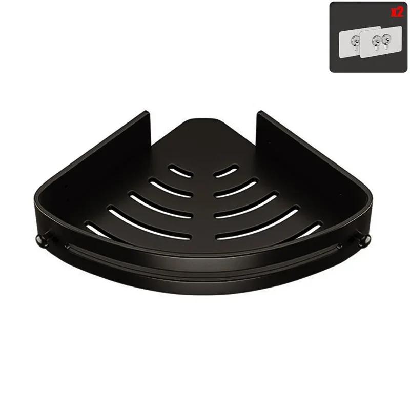 Трехслойная полка для ванной комнаты, полка для душа без гвоздей, пластиковая полка для шампуня, душевые принадлежности, хранение, аксессуары для ванной комнаты