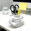 10x14x10.5см Портативный Пластиковый Подставка-Пенал в Форме Пуховика 3D Печатный Пенал для Аккуратного Хранения на Рабочем Столе Декор