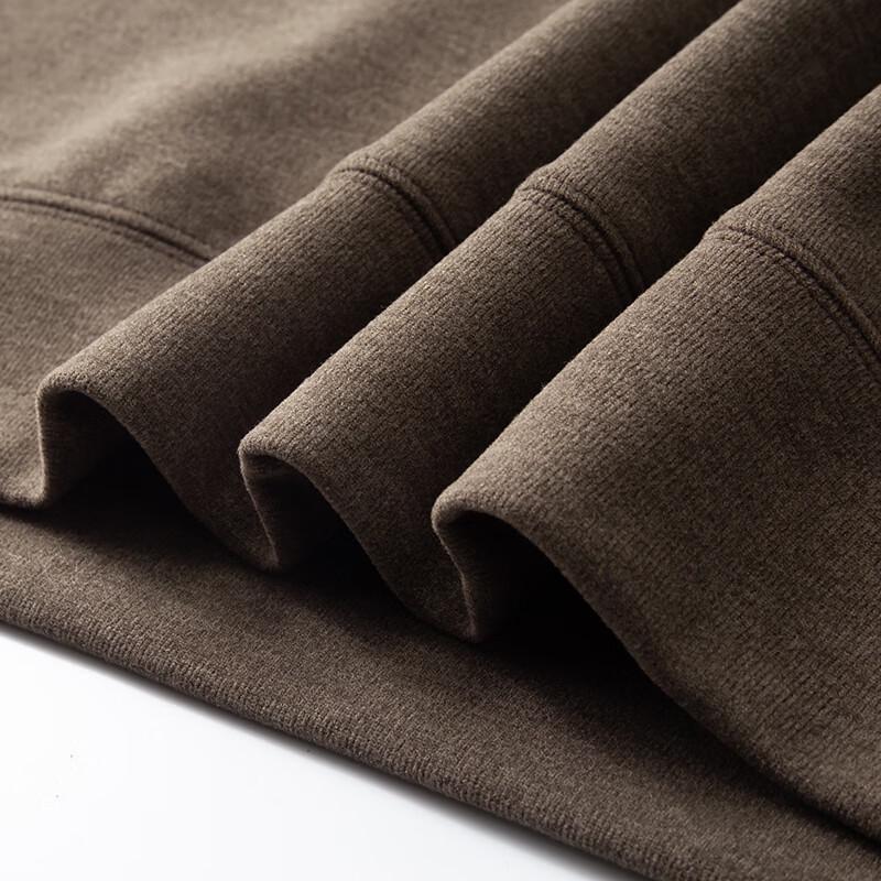 Dibinze Мужской однотонный свитшот большого размера с круглым вырезом