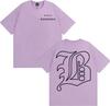 Rapper BEELE Borondo Logo Graphic T Shirts Mens Clothing Hip Hop Vintage Oversized T Shirt Casual 100% Cotton T-shirt Streetwear
