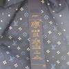 Louis Vuitton M76844 Галстук Monogram темно-синий шелковый мужской