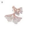 Брошь Булавка Цветочная Форма Стразы Элегантный Корейский Стиль Цветочная Брошь Брошь Отворотом
