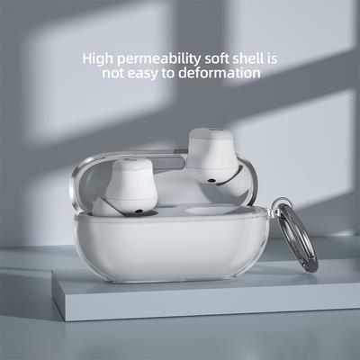 Мягкий защитный чехол Противоударный защитный чехол с кольцом для ключей Чехол для зарядки Защитная накладка для беспроводных наушников Beats Solo Buds