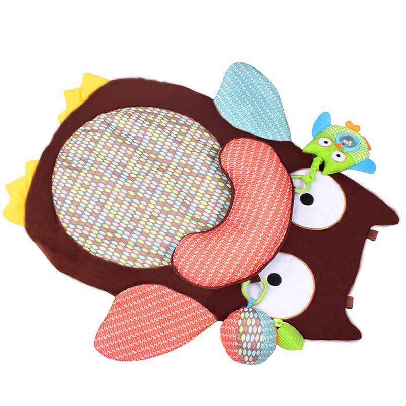 Infant Owl Blanket Game Blanket Baby Crawling Mat Suitable For 0-3 Years Old Game Pad Activity Mat