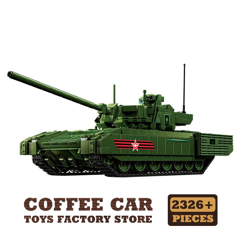 НОВЫЙ Армейский Тяжелый Танк MOC Набор Кирпичей WW2 Военные Бронированные Машины Строительные Блоки Война Танк 3D Модель Детские Игрушки Подарок на День Рождения DIY