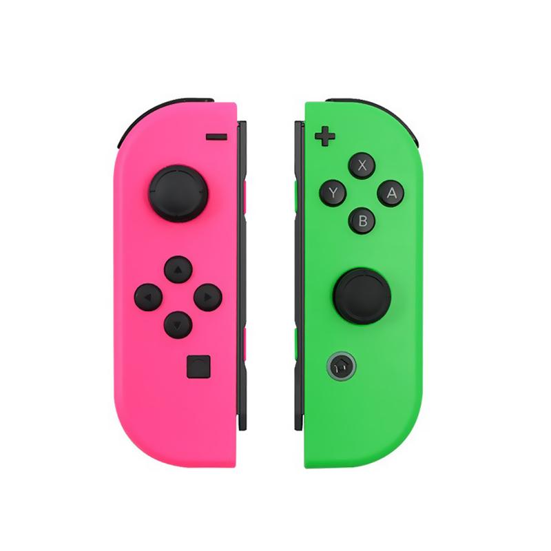 1 Pair For Switch Controller Console 1 Pair Wireless Gamepad White L&R  Shell Green Purple Yellow Pink Cover