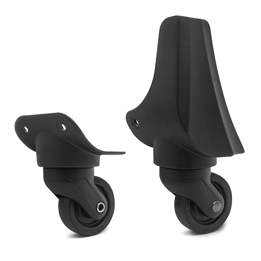 4 шт. Универсальные сменные колеса для чемодана, вращающиеся на 360 градусов, запасные части для багажа для плавных путешествий