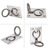Stainless Steel Ring Handle Flush Hatch Locker Cabinet Pull Lift Boat Marine Yacht Hardware