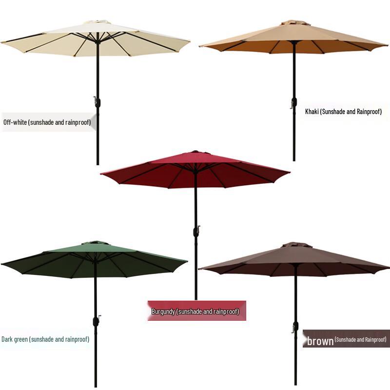 Outdoor Center Pole Sunshade Umbrella