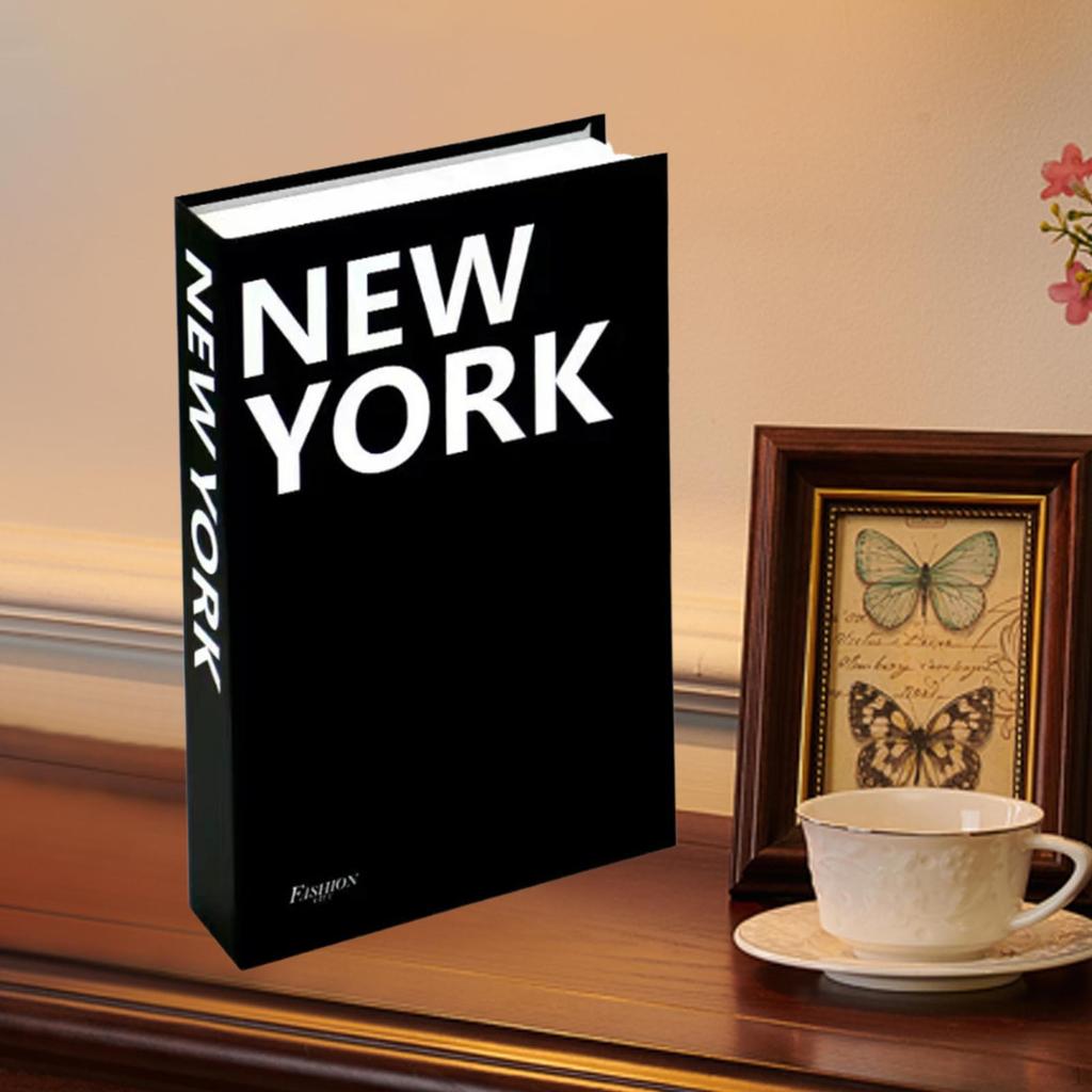 Decorative Faux Book for Home Styling Gift Modern Hardcover Accent Living Room And Entryway