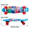 Скейтборд RANGS R2 Mini Cruiser, Синий, 22 дюйма