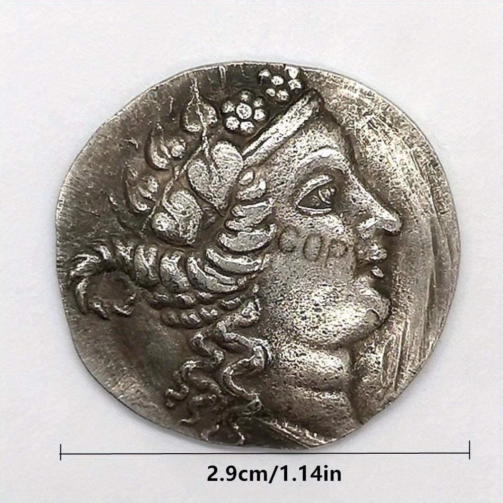 Древнегреческая мифология Дионис Бог вина Металлический значок Ремесло Монета Украшение Подарочная копия