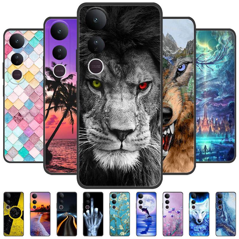 For Vivo V50 Lite Case V2441 Soft TPU Shockproof Silicone Bumper For Vivo V50 Lite 5G Protective Cover Shell Coque Fundas