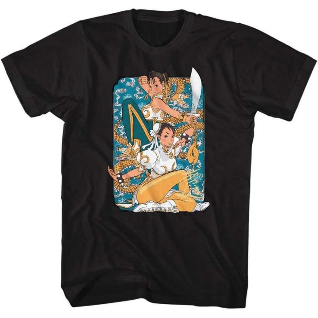 A&E Designs Street Fighter Shirt Dual Chun Li T-Shirt