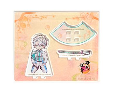 Touken Ranbu ONLINE" 10-я годовщина Часть 3 × animate cafe Коленопреклоненная мини-акриловая подставка Кумо