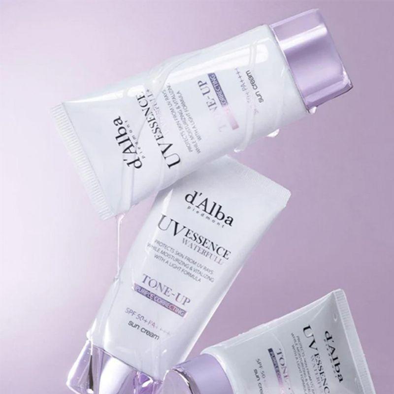 [d'Alba] Waterfull Purple Tone Up Sun Cream 50ml