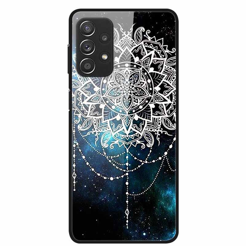 Для Samsung A52 5G 4G Чехлы A52s 5G Закаленное Стекло Жесткие Задние Чехлы Для Samsung Galaxy A52 5G Чехлы для Телефона Funda A 52s 2022 A528B