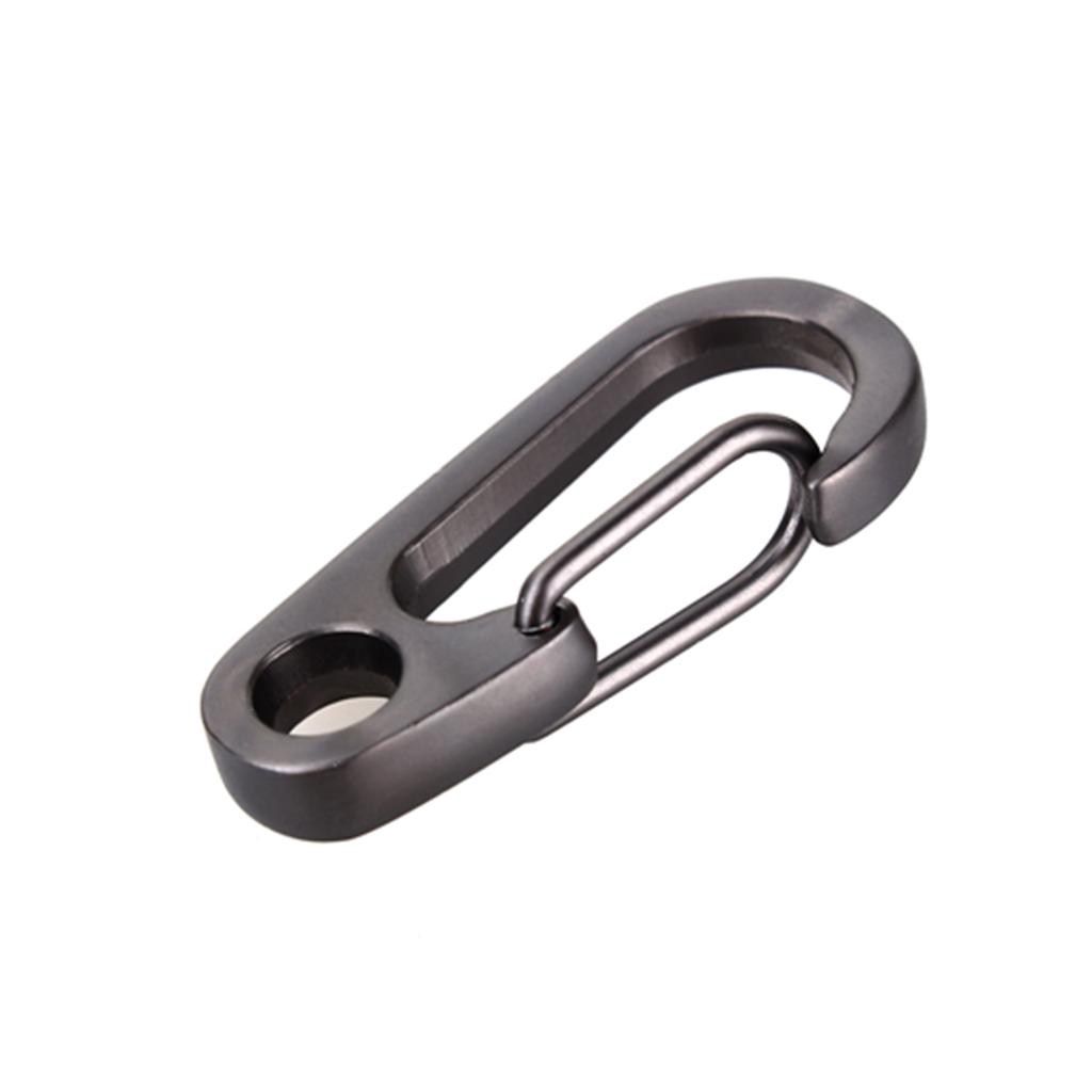 Outdoor Camping Hiking Carabiner Hook Stainless Steel Keychain Buckle
