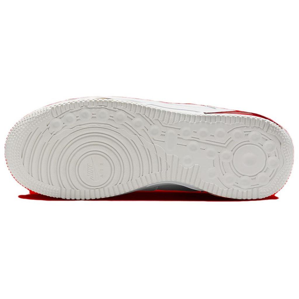 Nike Air Force 1 Low EVO White University Красные мужские кроссовки Summit-White HF3630-100