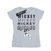 Womens/Ladies Mickey Mouse Sitting Cotton T-Shirt