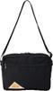 ES Прямоугольная сумка через плечо на молнии M 5L Outdoor Shoulder 3259271026, Черная,