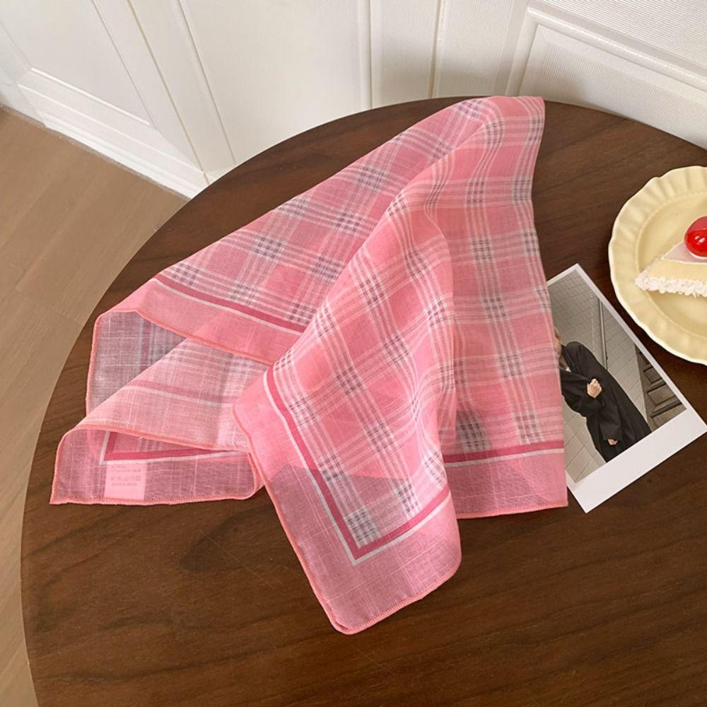 Шелковый летний треугольный платок в пасторальном стиле женская повязка для волос винтажный свежий цветочный ободок для путешествий