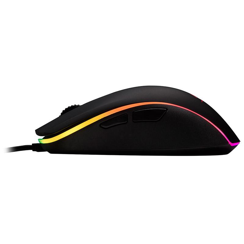 HyperX Pulsefire Surge — проводная оптическая игровая мышь RGB, сенсор Pixart 3389 с разрешением до 16 000 точек на дюйм, эргономичная, 6 программируемых кнопок