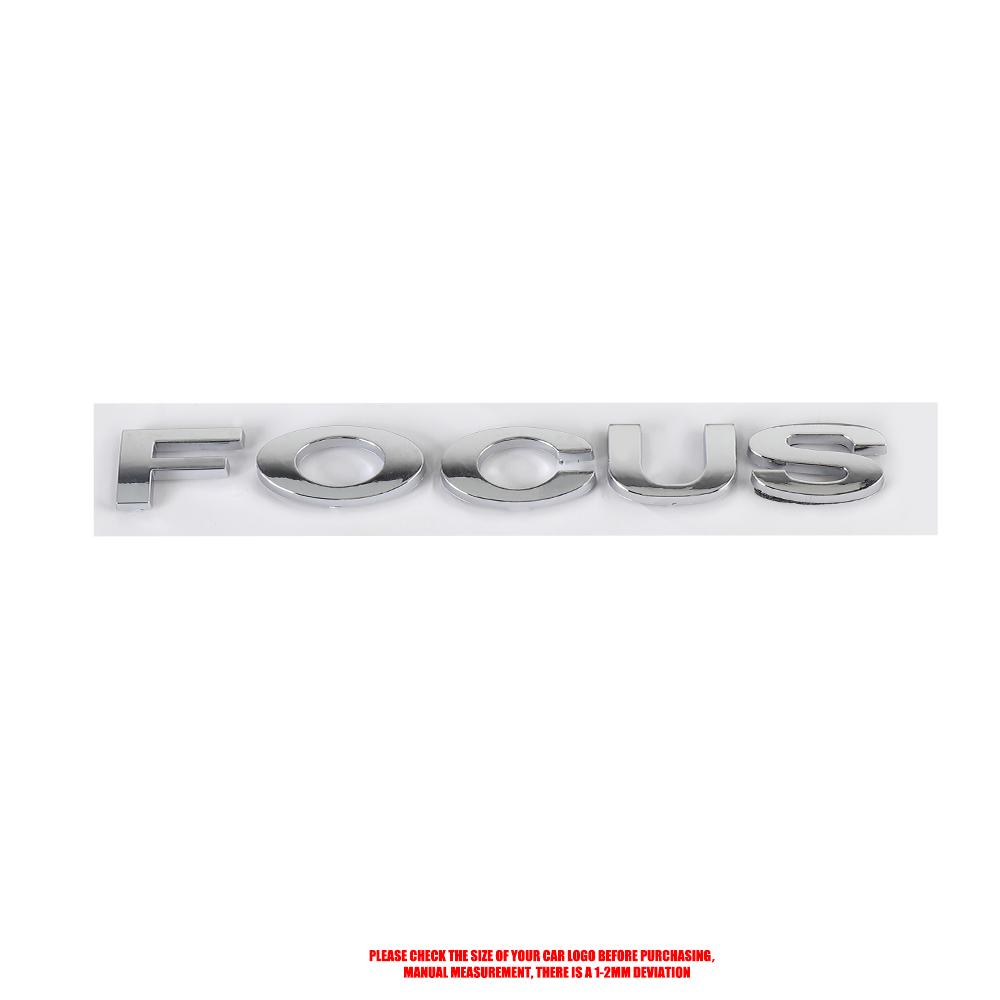 kcajq5 1pc 3D ABS Chrome Car Sticker Sport Emblem Auto Badge Decal Stickers For Ford ST Focus Mk2 3 Edition Fusion mustang Accessories