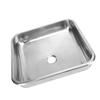 Раковина для автодома из нержавеющей стали 304 13 X 13 X 3,1 дюйма Квадратная кухонная раковина для ванной комнаты с 40-мм
