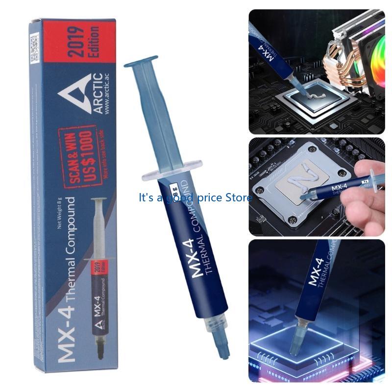 Термопаста MX4 Улучшенная охлаждающая термопаста 8 г Улучшает теплоотвод в электронике Охлаждение ЦП/ГП MX-4