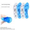 1Pair PVC Orthopedic Massage Insoles for Men Women Slimming Breathable Running Shoes Cushion Feet Care Sport