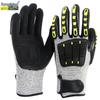 Level 5 Cut-Resistant TPR Anti-Impact Gloves: Non-Slip, Wear & Puncture Resistant for Petroleum, Mining, Heavy Industry.