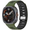 Official Silicone Magnetic Sports Watch Band with Dual Row Holes for Samsung Galaxy Watch Ultra / Ultra 2